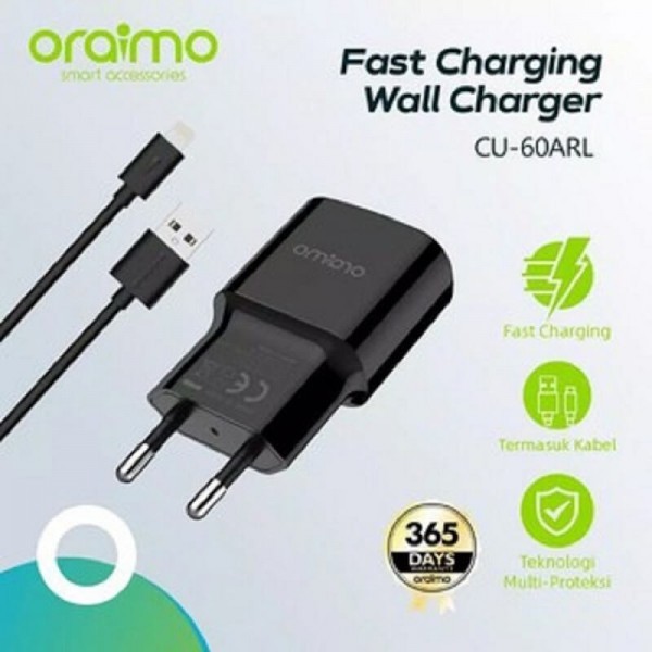 oraimo PowerCube 3 Pro 18W Fast Charging Charger Kit with